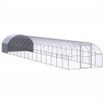 Outdoor Chicken Coop 3x16x2 m Galvanised Steel Sale Coupon