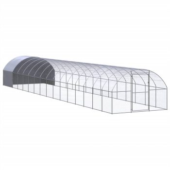 Outdoor Chicken Coop 3x16x2 m Galvanised Steel Sale Coupon