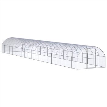 Outdoor Chicken Coop 3x20x2 m Galvanised Steel Sale Coupon