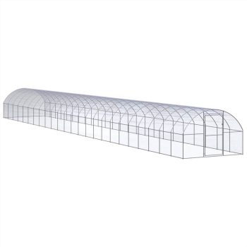 Outdoor Chicken Coop 3x24x2 m Galvanised Steel Sale Coupon