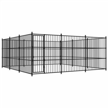 Outdoor Dog Kennel 450x450x185 cm Sale Coupon