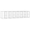 Outdoor Dog Kennel Galvanised Steel 1694 m² Sale Coupon