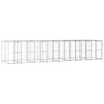 Outdoor Dog Kennel Galvanised Steel 1936 m² Sale Coupon