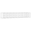 Outdoor Dog Kennel Galvanised Steel 242 m² Sale Coupon