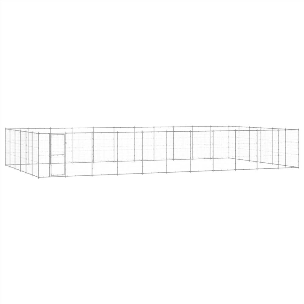 Outdoor Dog Kennel Galvanised Steel 7986 m² Sale Coupon