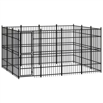 Outdoor Dog Kennel Steel 1106 m² Sale Coupon
