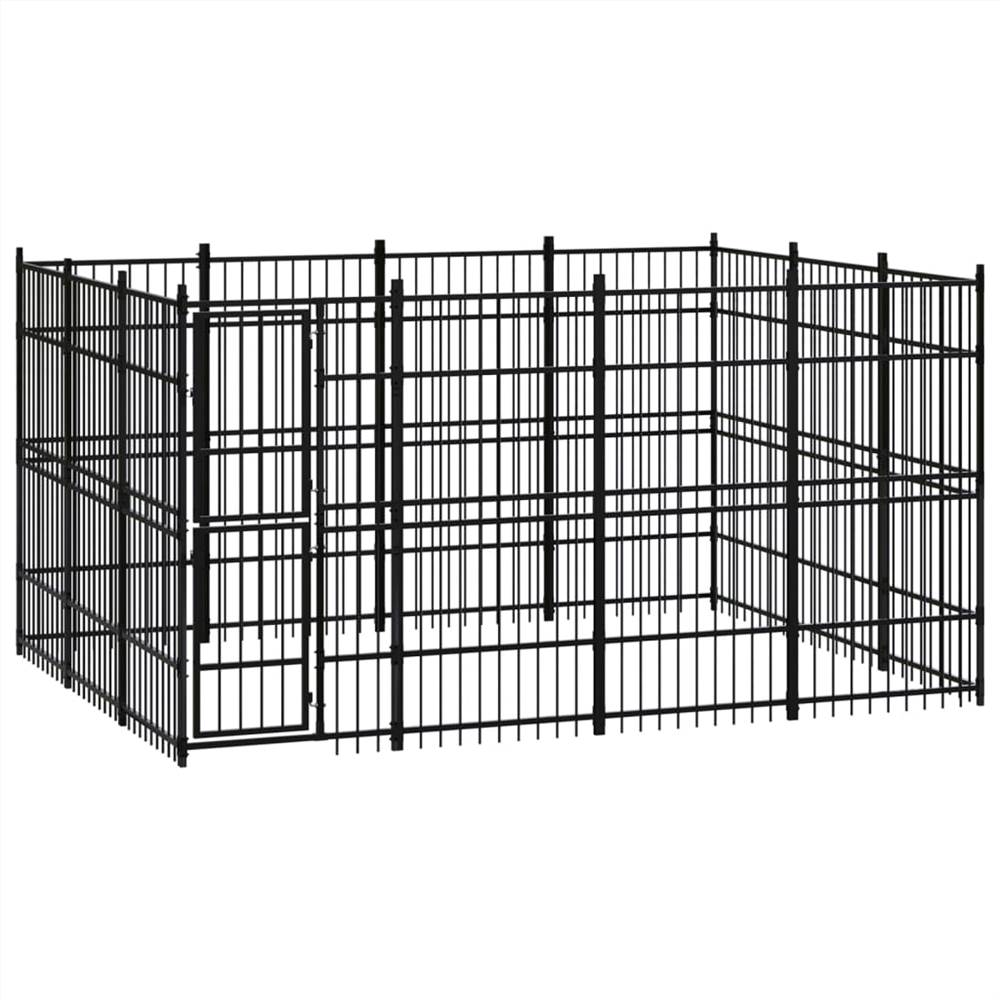 Outdoor Dog Kennel Steel 1106 m² Sale Coupon