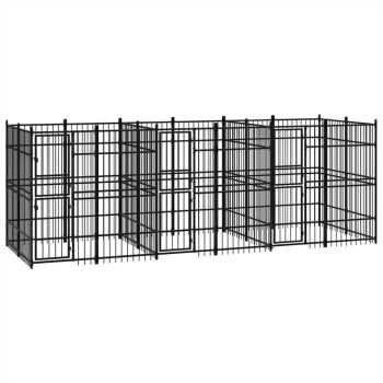 Outdoor Dog Kennel Steel 1106 m² Sale Coupon