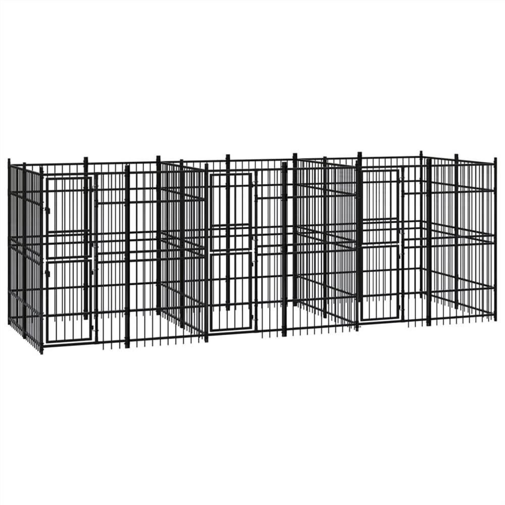 Outdoor Dog Kennel Steel 1106 m² Sale Coupon