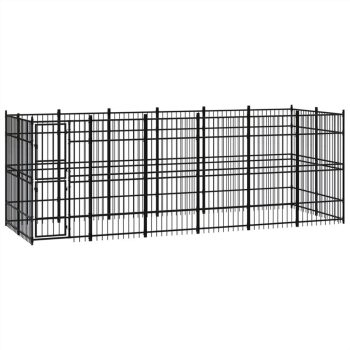 Outdoor Dog Kennel Steel 1106 m² Sale Coupon