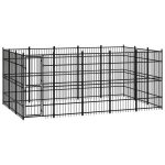 Outdoor Dog Kennel Steel 1382 m² Sale Coupon