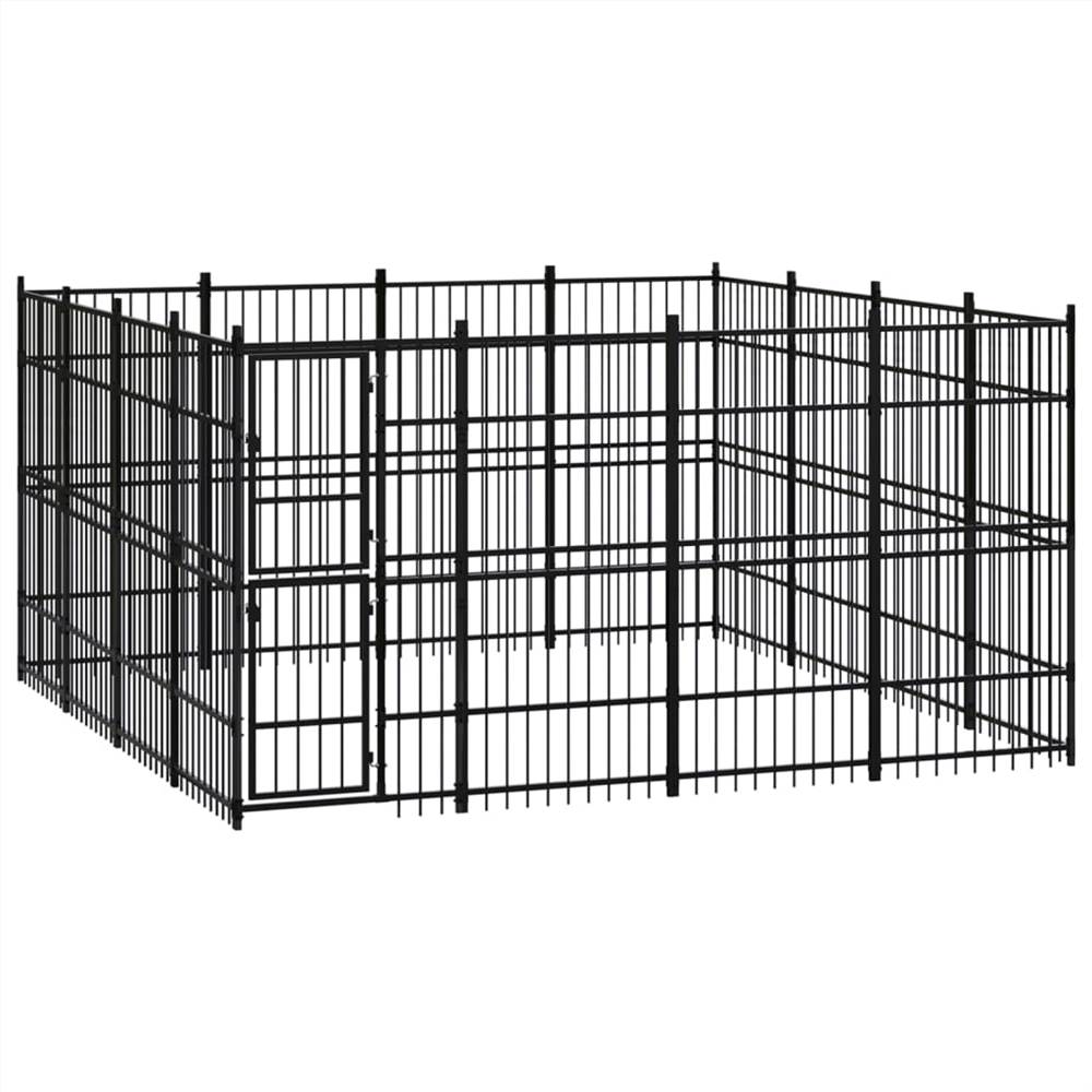 Outdoor Dog Kennel Steel 1475 m² Sale Coupon