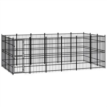 Outdoor Dog Kennel Steel 1659 m² Sale Coupon