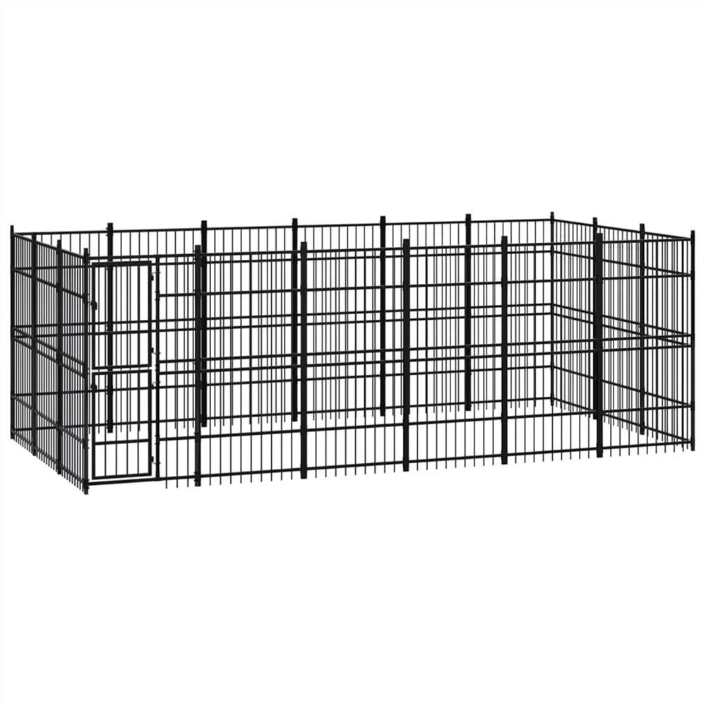Outdoor Dog Kennel Steel 1659 m² Sale Coupon
