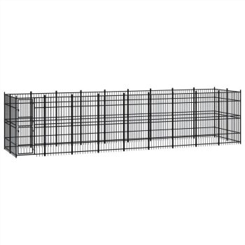 Outdoor Dog Kennel Steel 1659 m² Sale Coupon