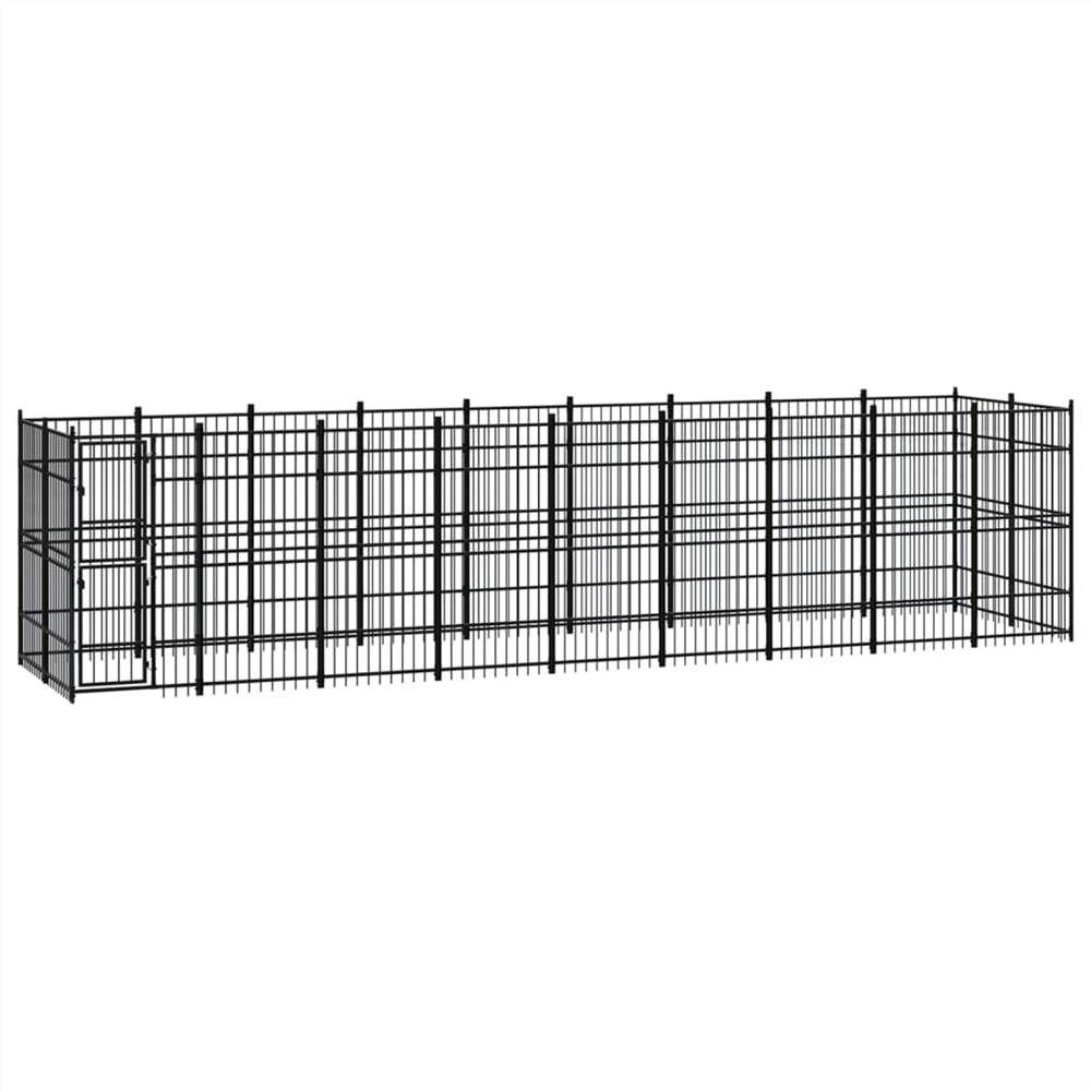 Outdoor Dog Kennel Steel 1659 m² Sale Coupon