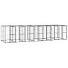 Outdoor Dog Kennel Steel 1694 m² Sale Coupon