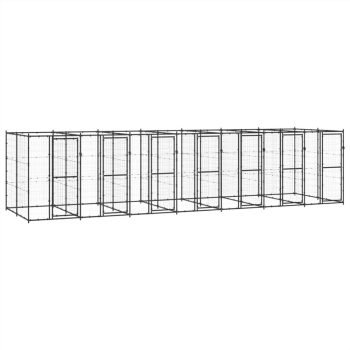 Outdoor Dog Kennel Steel 1694 m² Sale Coupon