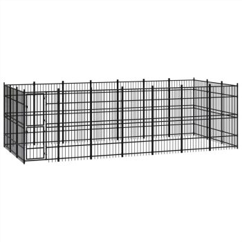 Outdoor Dog Kennel Steel 1935 m² Sale Coupon