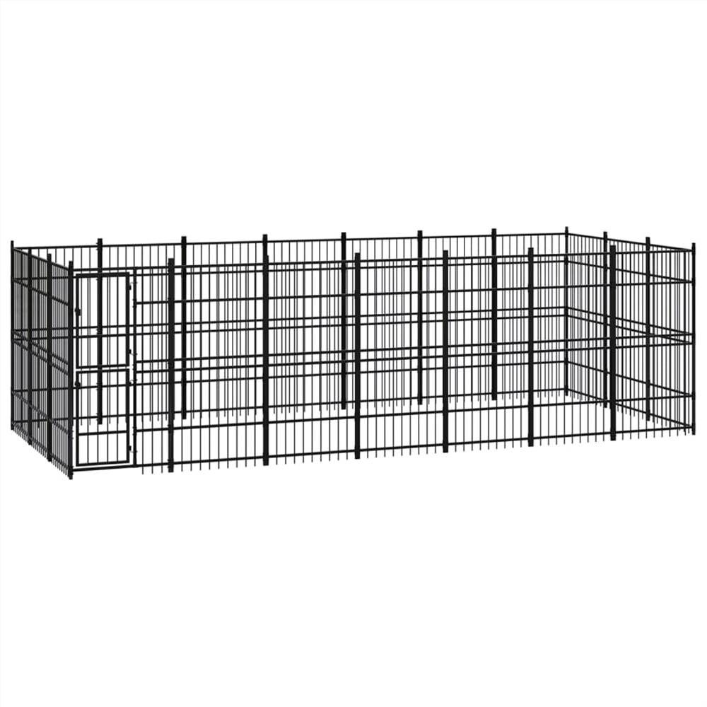 Outdoor Dog Kennel Steel 1935 m² Sale Coupon