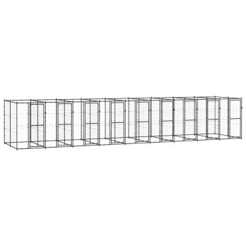 Outdoor Dog Kennel Steel 2178 m² Sale Coupon