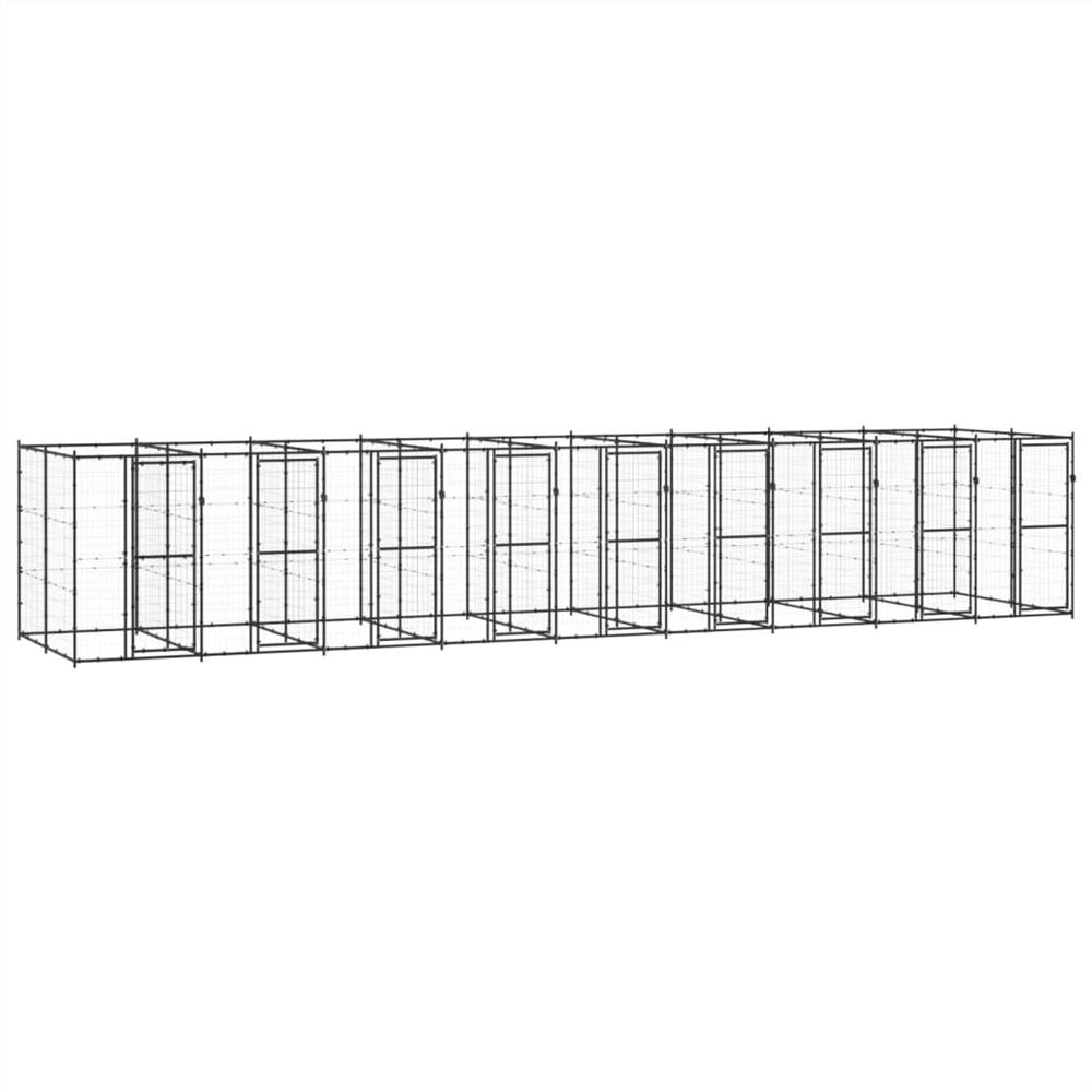 Outdoor Dog Kennel Steel 2178 m² Sale Coupon