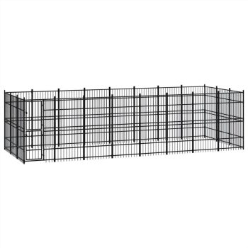 Outdoor Dog Kennel Steel 2212 m² Sale Coupon