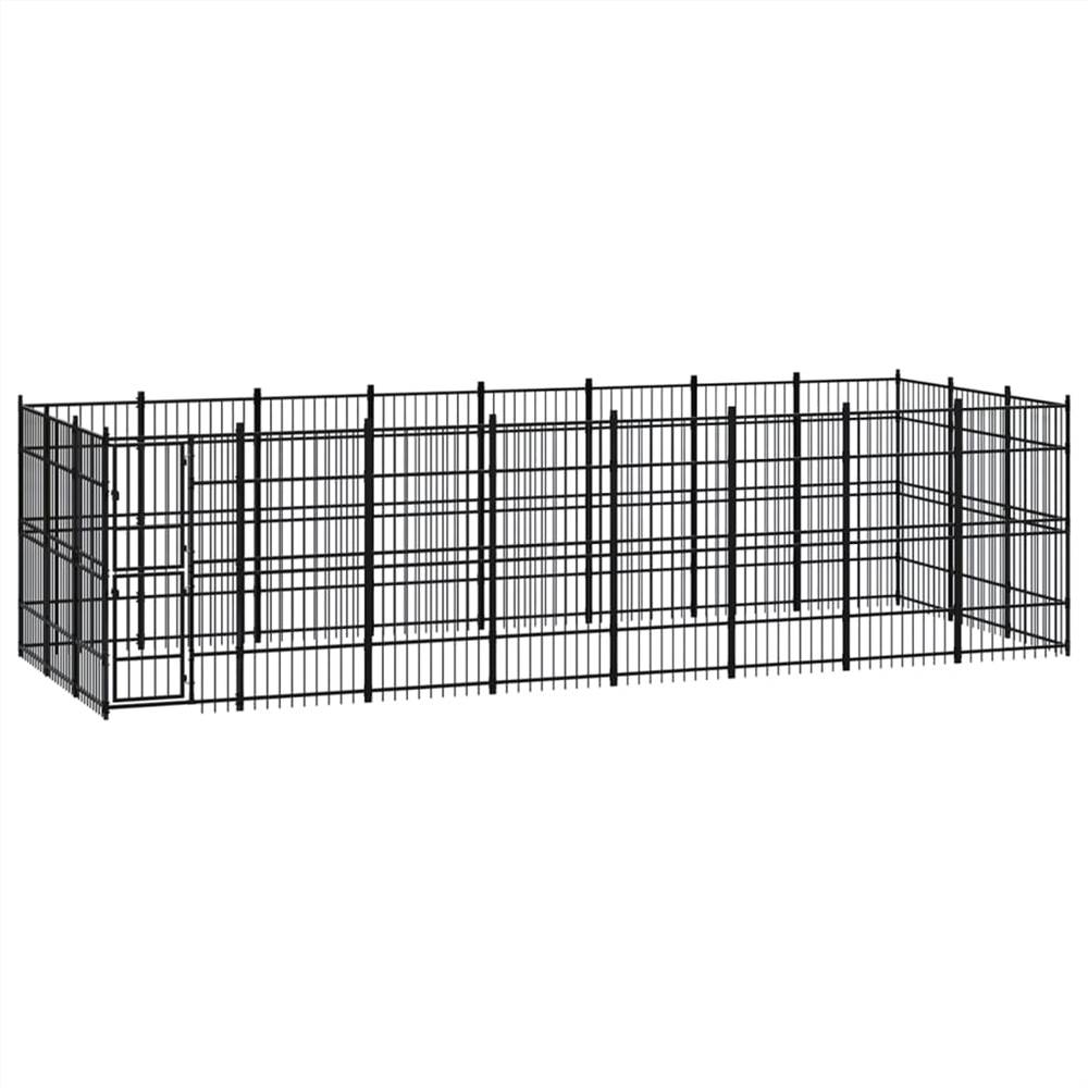 Outdoor Dog Kennel Steel 2212 m² Sale Coupon