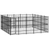 Outdoor Dog Kennel Steel 2304 m² Sale Coupon