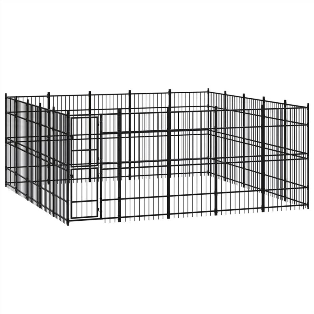 Outdoor Dog Kennel Steel 2304 m² Sale Coupon