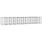 Outdoor Dog Kennel Steel 242 m² Sale Coupon
