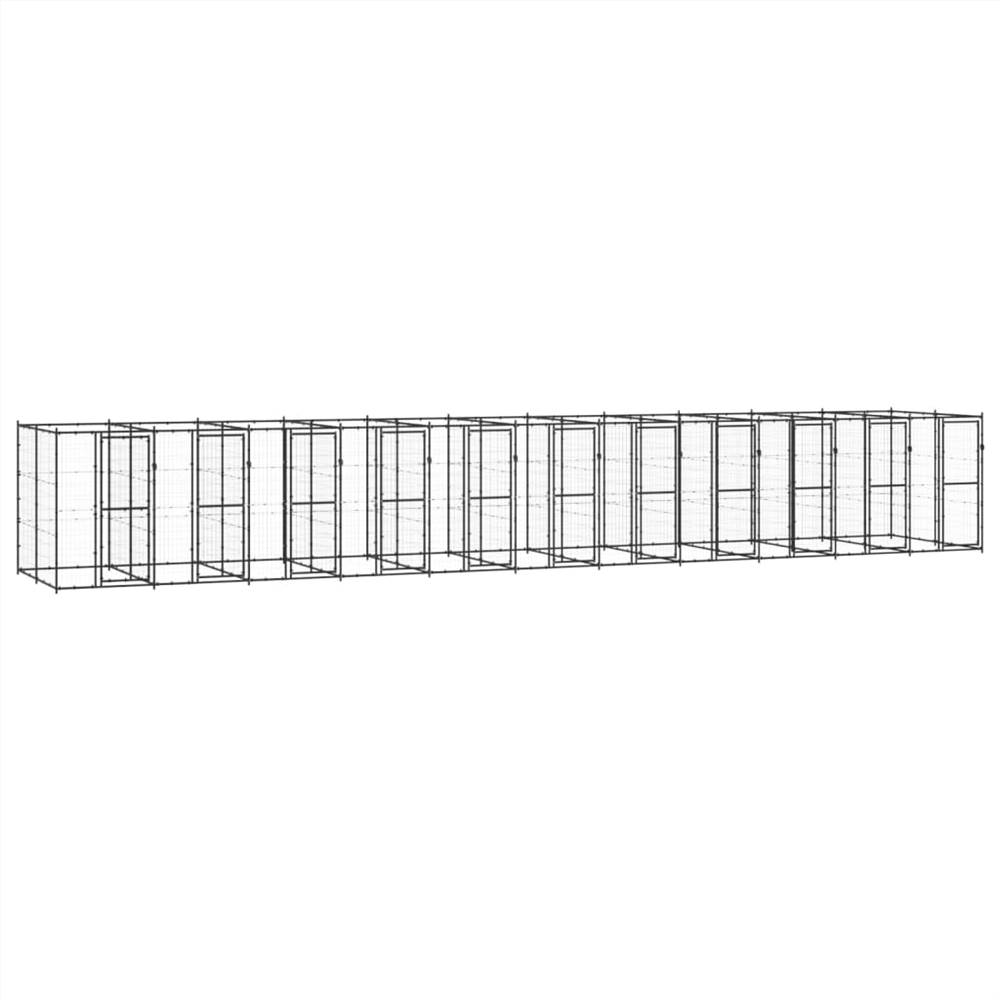Outdoor Dog Kennel Steel 2662 m² Sale Coupon