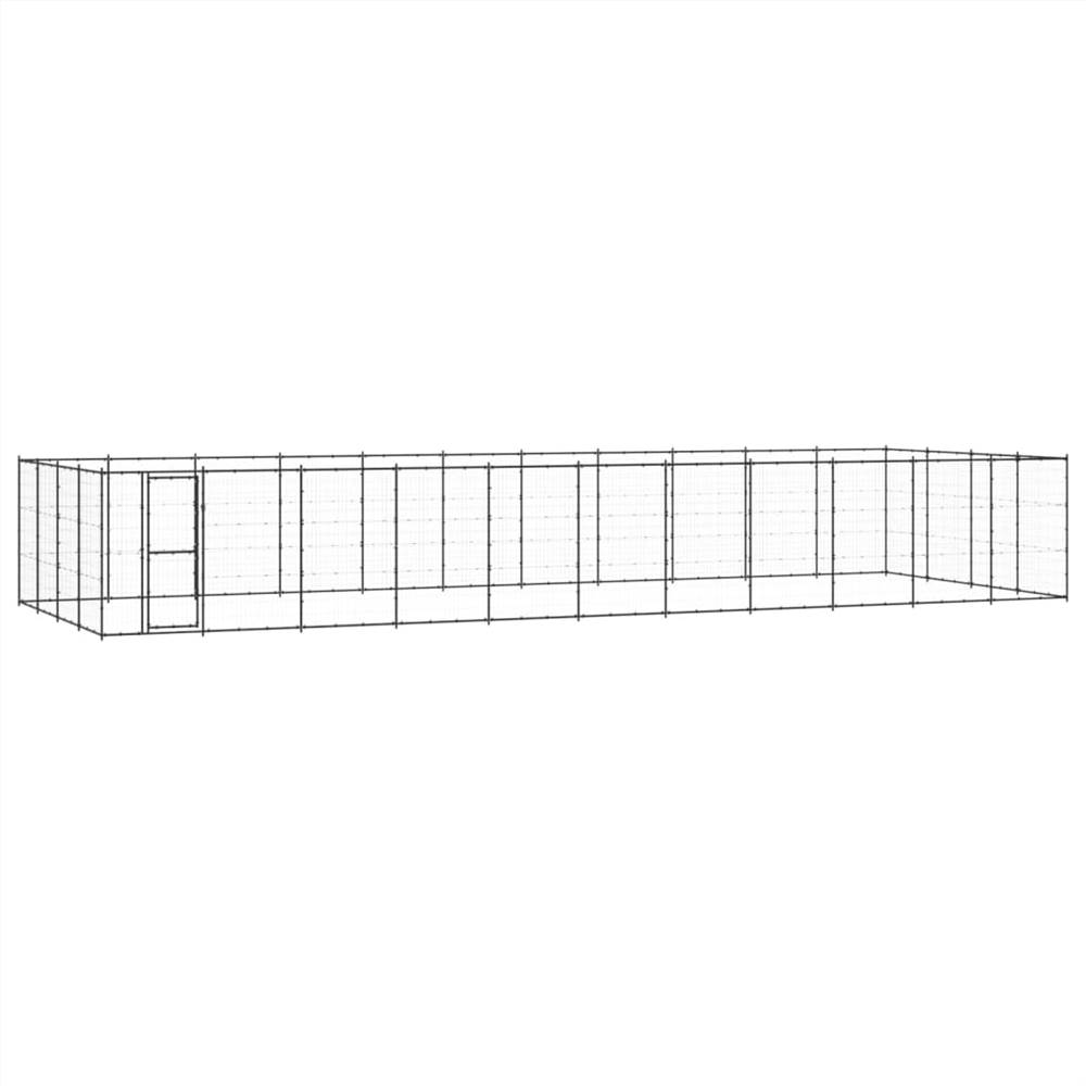 Outdoor Dog Kennel Steel 5324 m² Sale Coupon