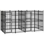 Outdoor Dog Kennel Steel 737 m² Sale Coupon