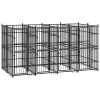 Outdoor Dog Kennel Steel 737 m² Sale Coupon