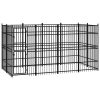 Outdoor Dog Kennel Steel 737 m² Sale Coupon