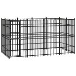 Outdoor Dog Kennel Steel 737 m² Sale Coupon