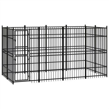 Outdoor Dog Kennel Steel 737 m² Sale Coupon