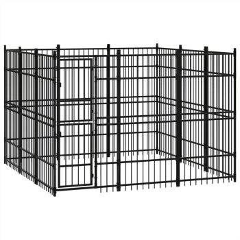 Outdoor Dog Kennel Steel 829 m² Sale Coupon