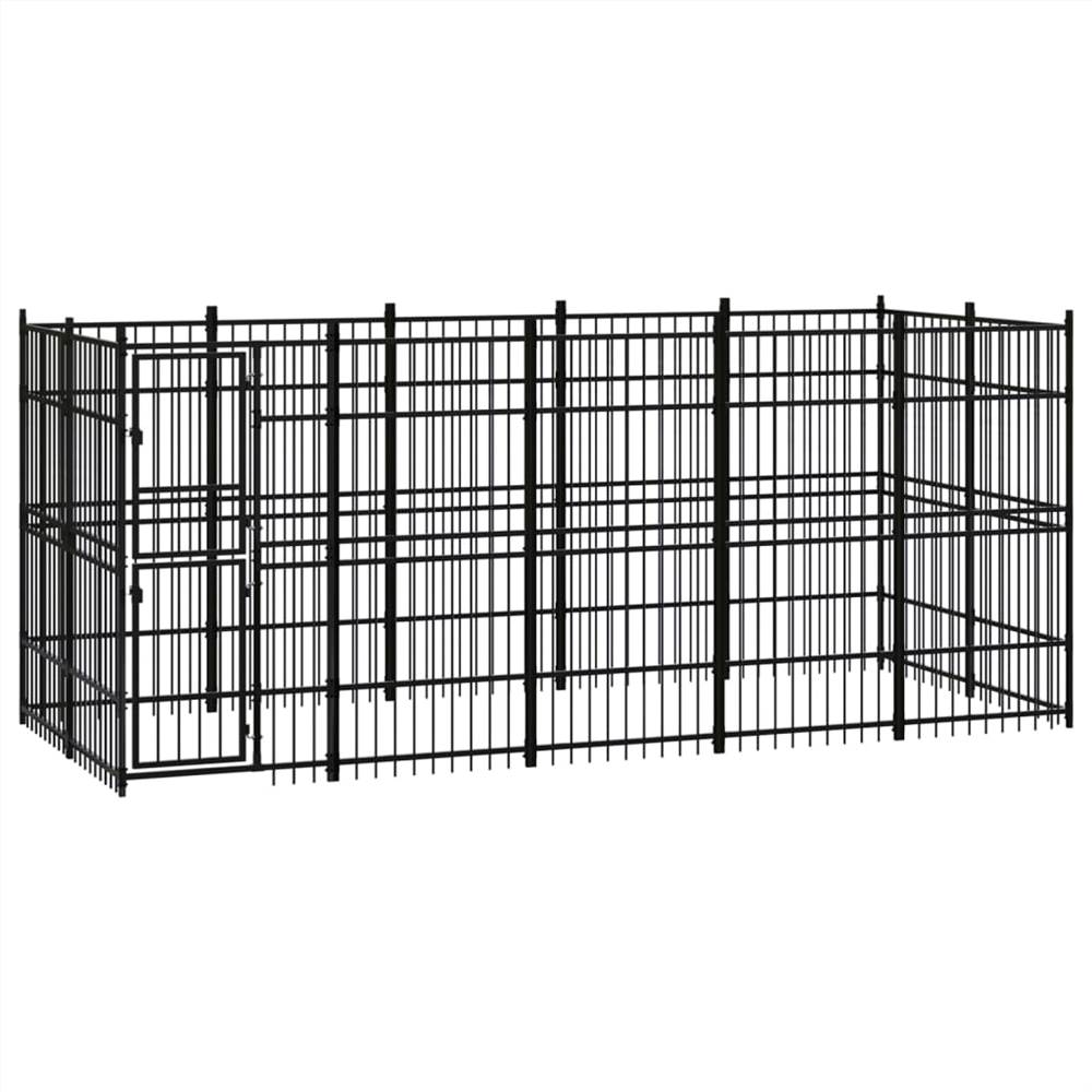 Outdoor Dog Kennel Steel 922 m² Sale Coupon