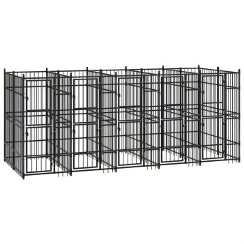 Outdoor Dog Kennel Steel 922 m² Sale Coupon