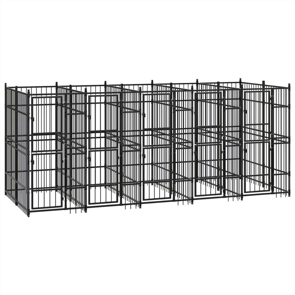 Outdoor Dog Kennel Steel 922 m² Sale Coupon
