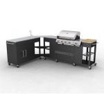 Outdoor Kitchen Barbecue Missouri 4 Burners Sale Coupon