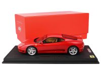 Diecastmodelswholesale 1999 Ferrari 360 Modena Rosso Corsa Red with DISPLAY CASE Limited Edition to 298 pieces Worldwide 1/18 Model Car by BBR Sale Coupon