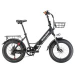 PHILODO H4 Foldable StepThru Fat Bike 20 Inch Black Sale Coupon