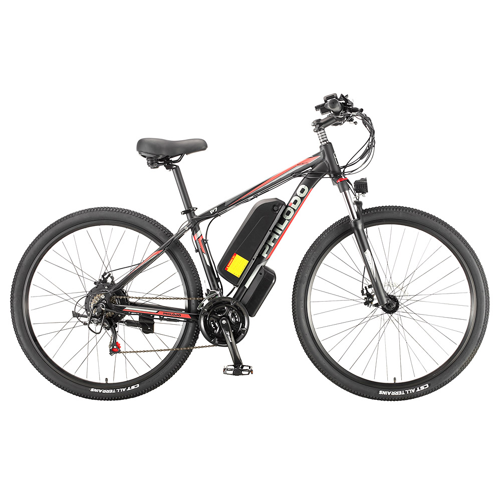 PHILODO H7 20 Electric Mountain Bike 26 Inch Black Sale Coupon