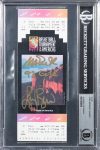 Magic Johnson & Larry Bird “92 Gold” Signed 1992 TOTA Ticket Stub BAS Slabbed 2 Sale Coupon