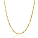 WJD Exclusives Solid 14K Yellow Gold 4mm Franco Chain Necklace 24″ 26″ 28″ 30″ – 26 Sale Coupon