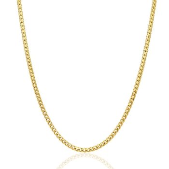 WJD Exclusives Solid 14K Yellow Gold 4mm Franco Chain Necklace 24″ 26″ 28″ 30″ – 24 Sale Coupon