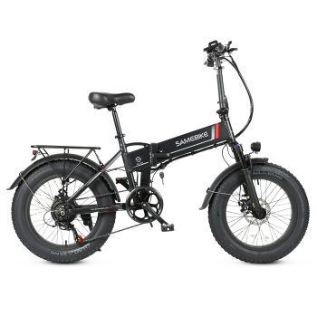 Samebike LOTDM200FT Smart Folding Electric Moped Bike Black Sale Coupon